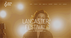 Desktop Screenshot of lancasterfestival.org